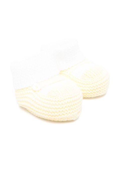 Scarpe in maglia LITTLE BEAR | 1137BCO/GIALLO